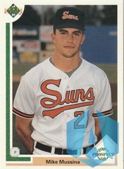 1991 Upper Deck #65 Mike Mussina ORIOLES TOP PROSPECT